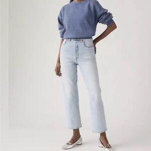 Levi's Light Blue Ankle Jeans